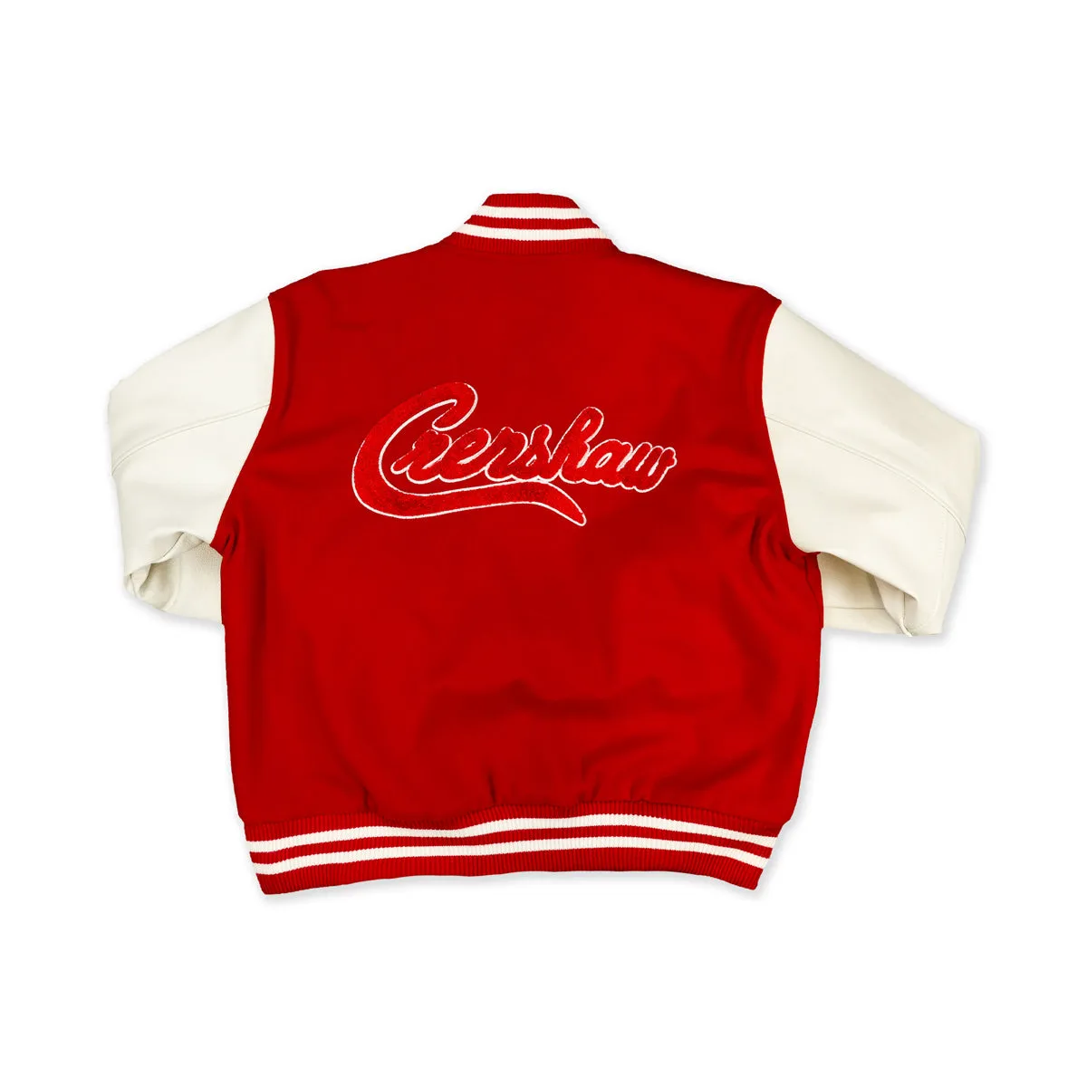 Victory Crenshaw Letterman Jacket - Red