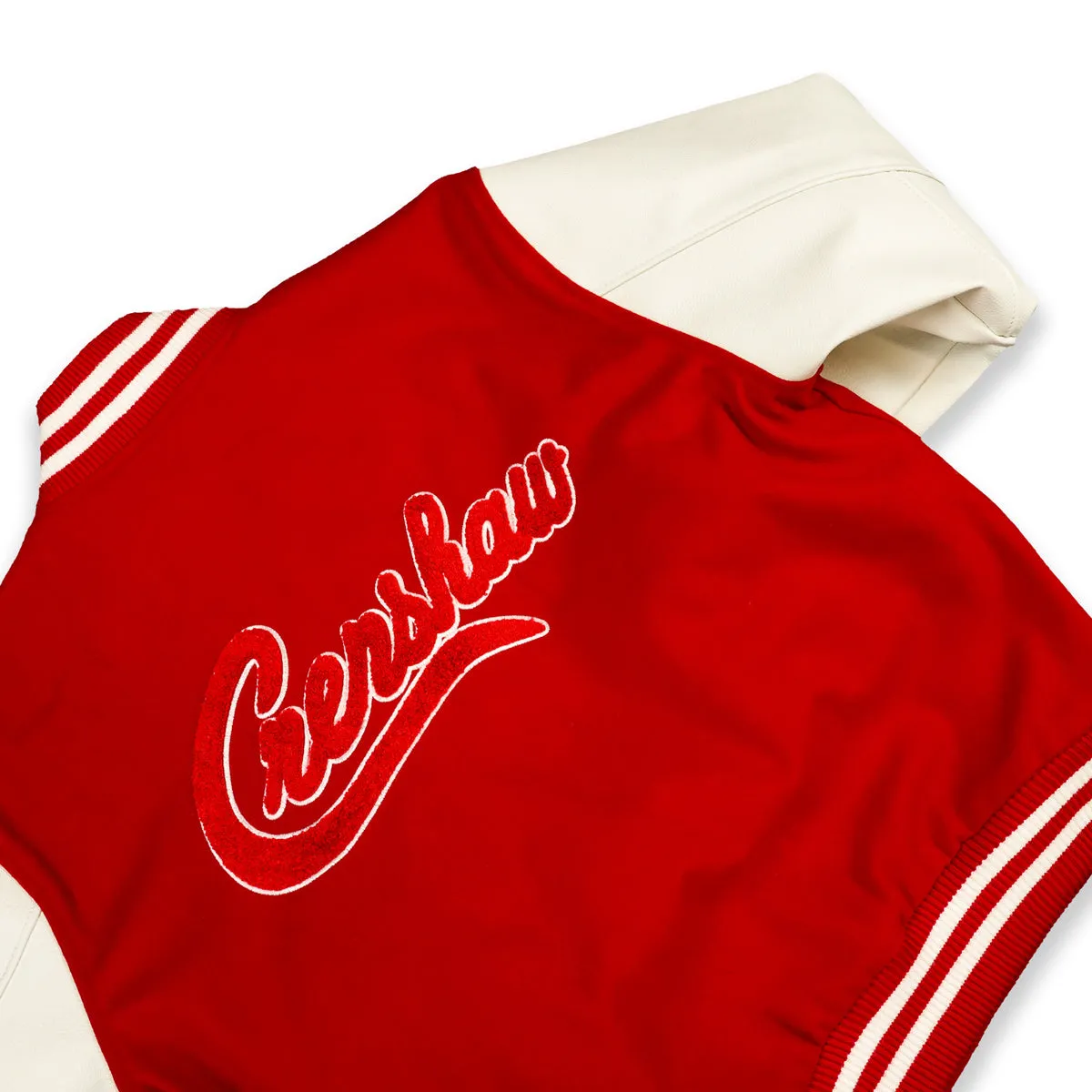 Victory Crenshaw Letterman Jacket - Red