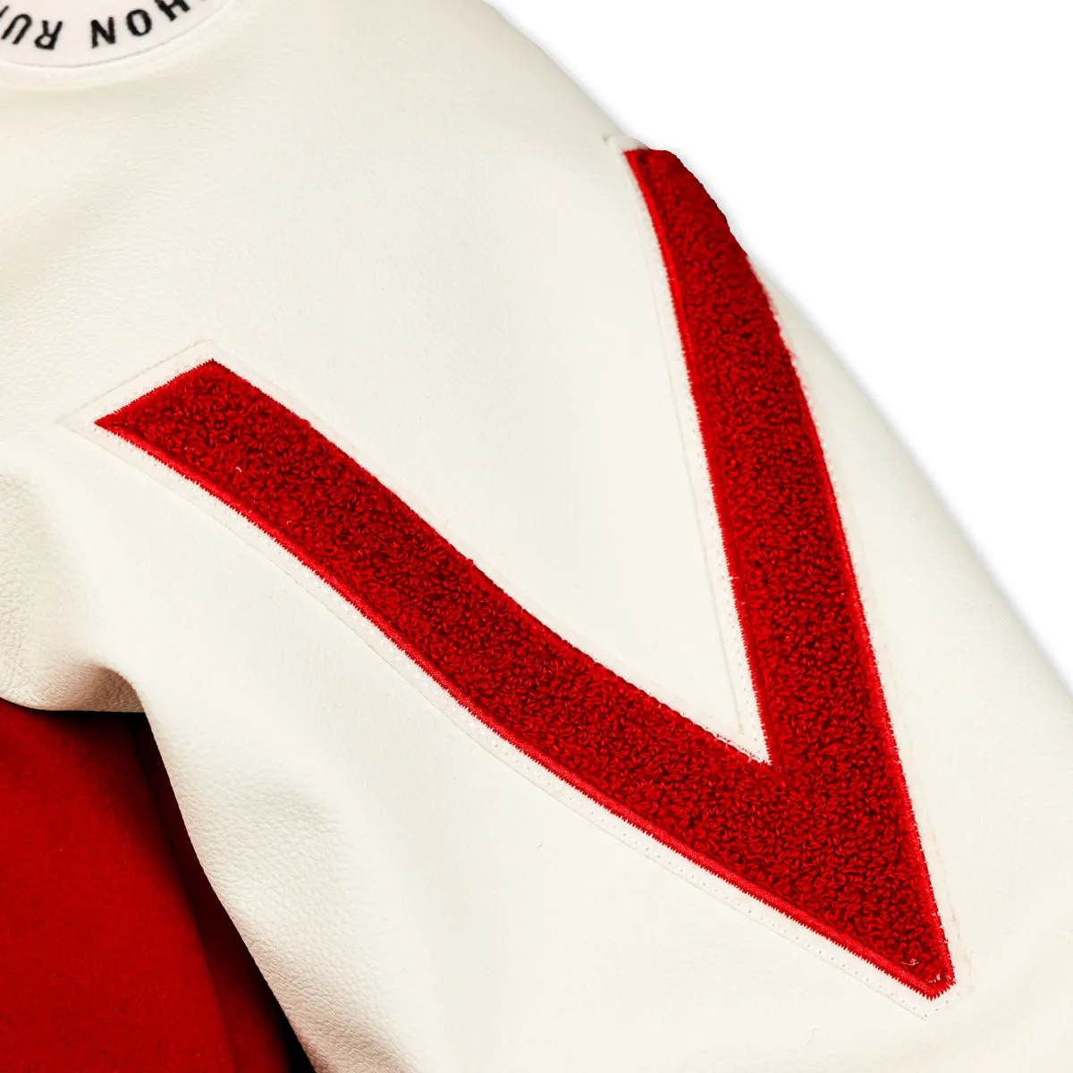 Victory Crenshaw Letterman Jacket - Red