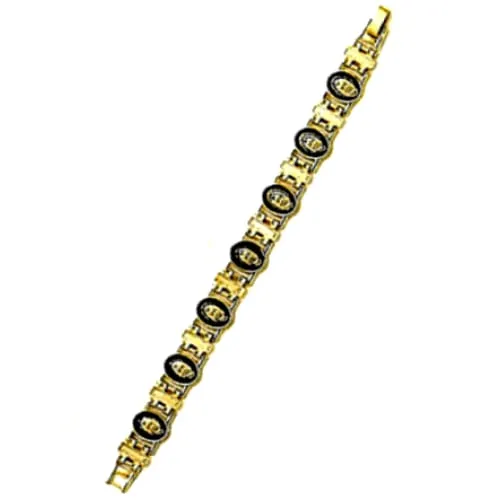 Virgin guadalupe 18kts of gold plated bracelet