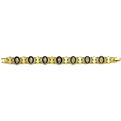 Virgin guadalupe 18kts of gold plated bracelet