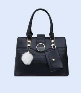 WB2775-BLACK-Women Shoulder Bag