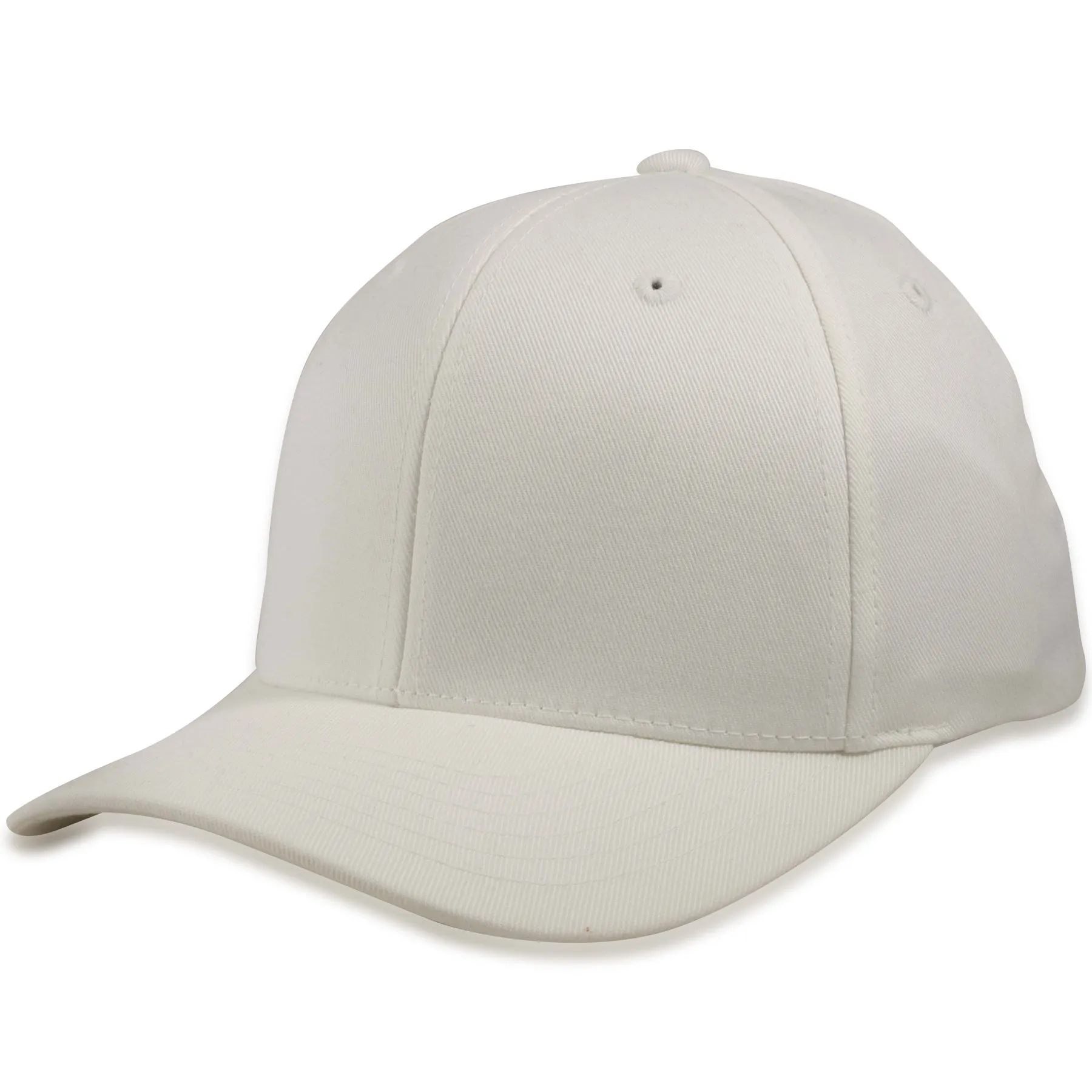 White Blank Structured Flexfit Cap