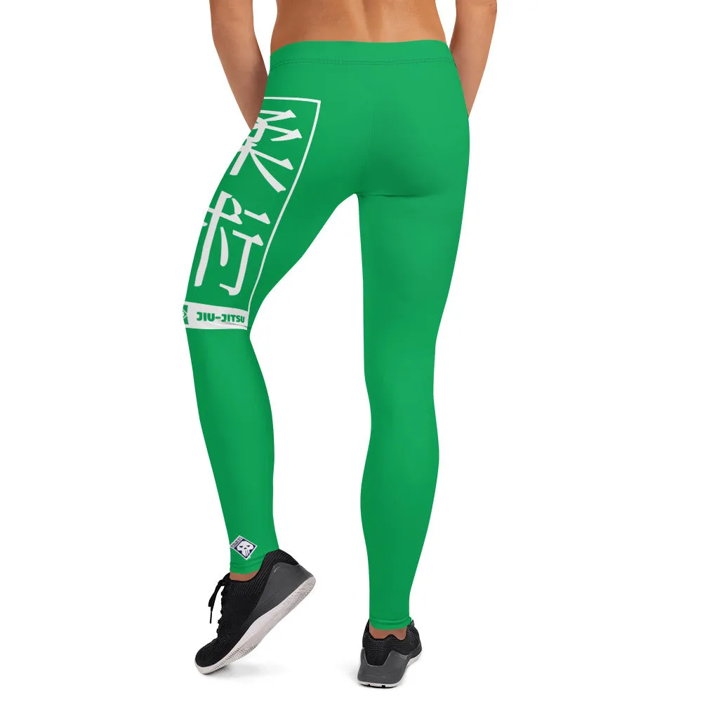 Women's Yoga Pants Workout Leggings For Jiu Jitsu 009 - Jade