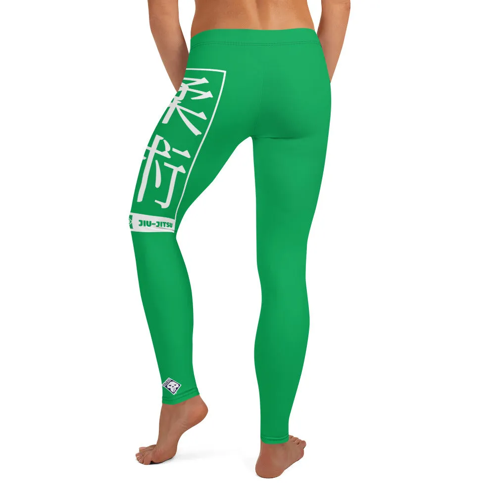 Women's Yoga Pants Workout Leggings For Jiu Jitsu 009 - Jade