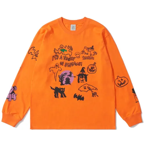 YESEYESEE  |Unisex Street Style Halloween Logo T-Shirts