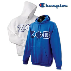 Zeta Phi Beta Champion Powerblend Hoodie, 2-Pack Bundle Deal - Champion S700 - TWILL